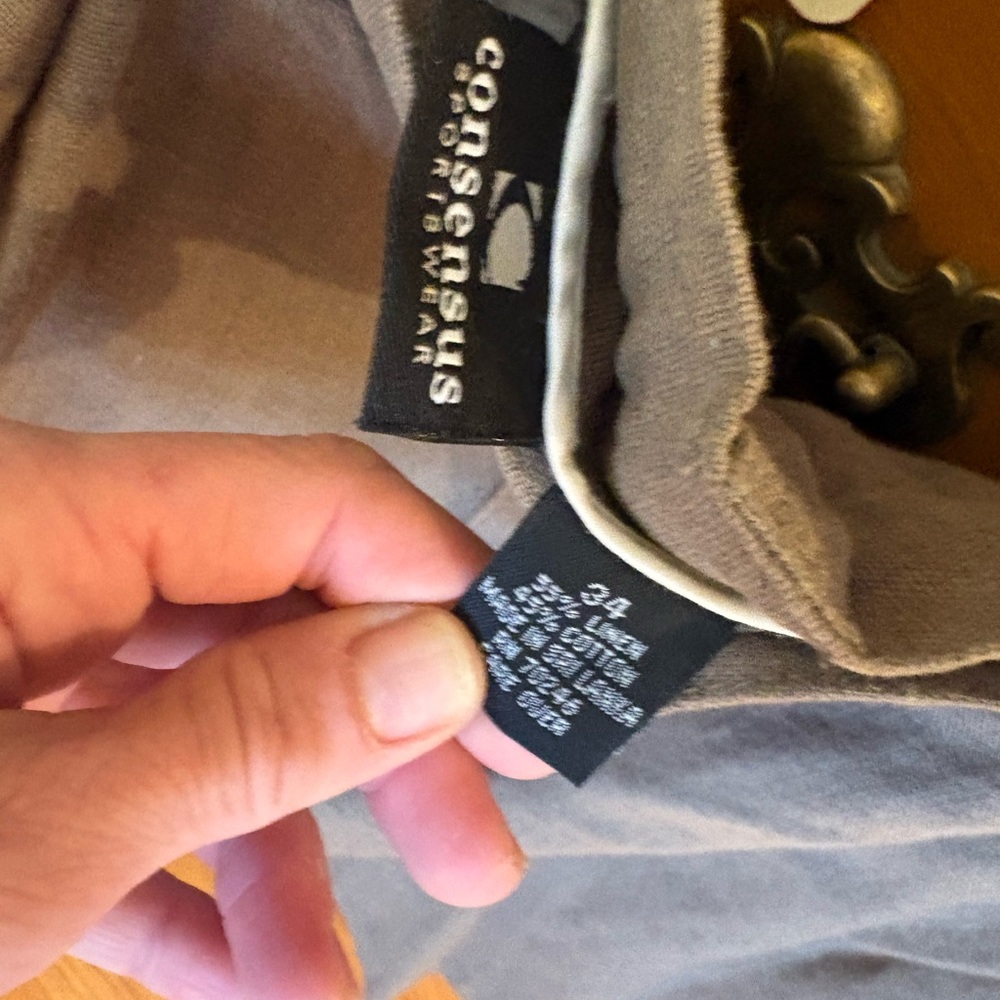 Consensus Men’s Flat Front Shorts in Gray -